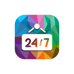 Geometric App Button