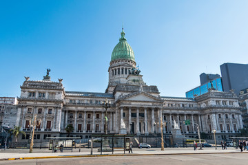 Fototapeta na wymiar Congreso de la Nación Argentina, Buenos Aires Argentinien