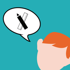 Engineering over color background