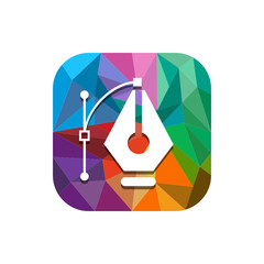 Geometric App Button
