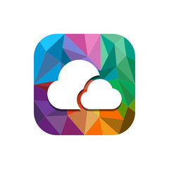 Geometric App Button