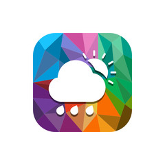 Geometric App Button