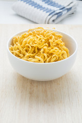 Fried Noodles Raw material for food, fiber suburban white.