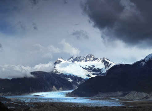 Explorador Glacier and Mount San Valentin - the highest peak in