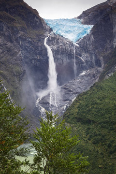 Hanging Glacier, Queulat National Park, Chile