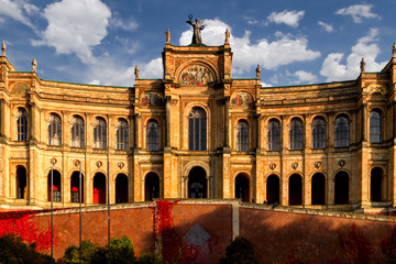 Fototapeta premium Parlament Wolnego Państwa Bawarii w Maksymilianeum, Monachium