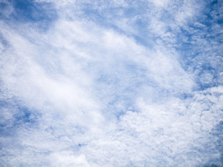 Cloud in blue sky