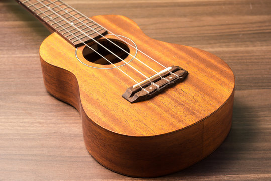 Texture of ukulele