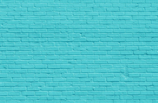  Turquoise Brick Wall