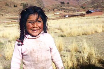 Little aymara girl