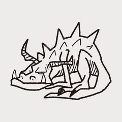 dragon doodle