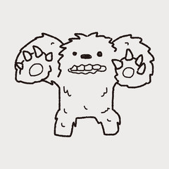 monster doodle