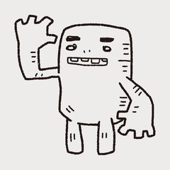 monster doodle