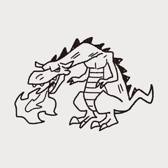 dragon doodle