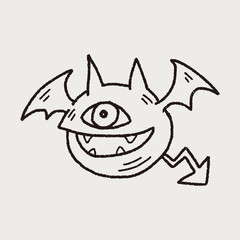 monster doodle
