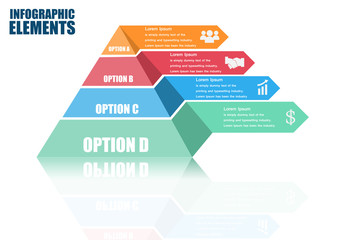 Vector infographic or web design template