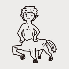 centaur doodle
