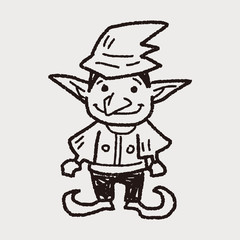 elf doodle