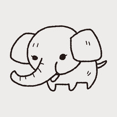 elephant doodle