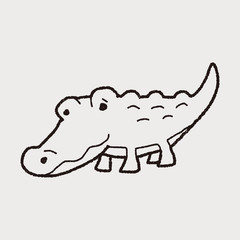 crocodile doodle