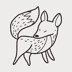 fox doodle