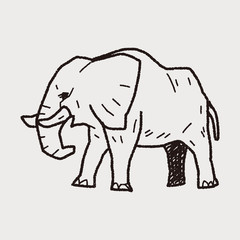 elephant doodle