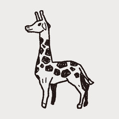 giraffe doodle