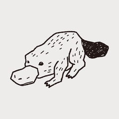 platypu doodle