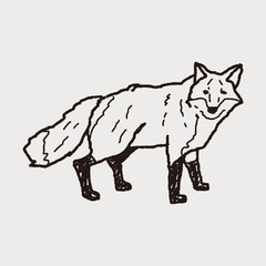 fox doodle