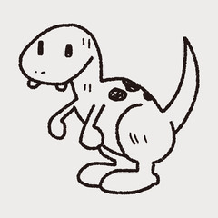 dinosaur doodle
