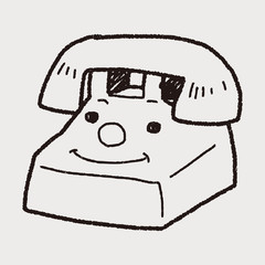 toy phone doodle