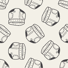diaper doodle seamless pattern background - 84363096