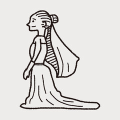 bride doodle