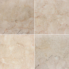 Four different backgrounds of a light and dark marble.
