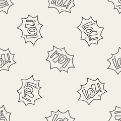 lol doodle seamless pattern background - 84363865