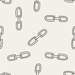 Doodle Link seamless pattern background