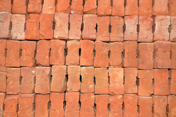 Background of brick wall texture.