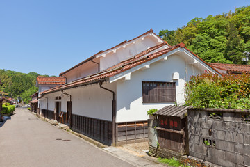 Fototapeta na wymiar Kumagai Residence of Iwami Ginzan, Omori, Japan. UNESCO site