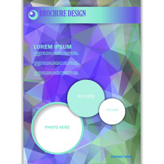 Vector presentation of business poster