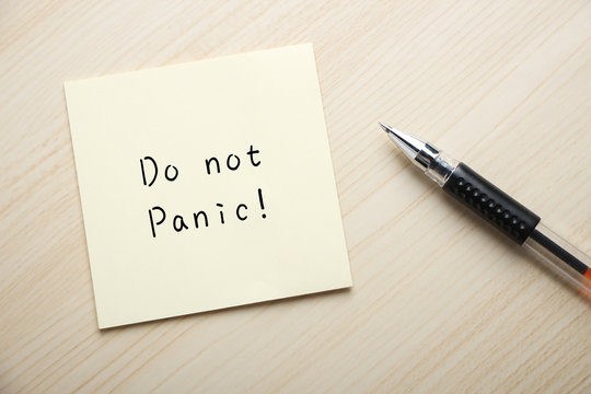 Do not panic