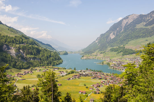 Lungerersee, Lungernsee, See, Frühling, Schweizer Alpen, Schweiz