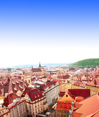 Fototapeta premium Old houses on Old Town Square, Prague