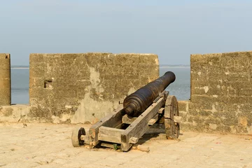 Photo sur Plexiglas Travaux détablissement Cannon on walls