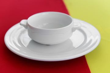 tea cup and plate closeup