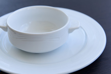 tea cup and plate closeup