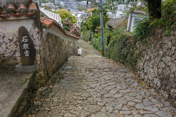 沖縄県　那覇市　金城町の石畳