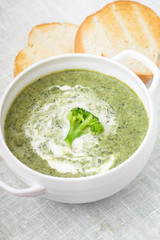 Brocolli cream soup