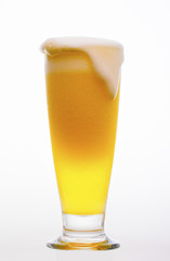 Beer that went into the glass