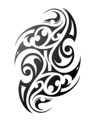 Maori tattoo - obrazy, fototapety, plakaty