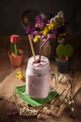 Blueberry smoothies